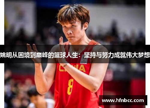 姚明从困境到巅峰的篮球人生：坚持与努力成就伟大梦想