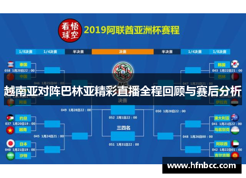 越南亚对阵巴林亚精彩直播全程回顾与赛后分析